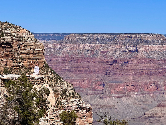 Selfies on Grand Canyon South Rim