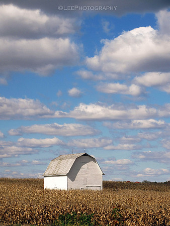 Farmhouse in the Midwest.