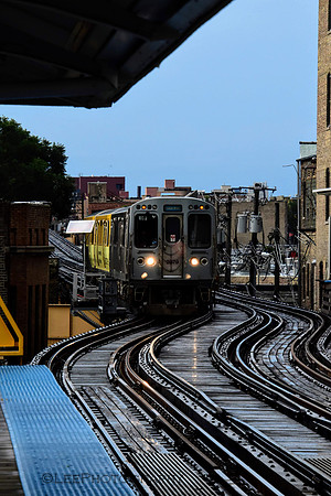 Chicago Elevated Train