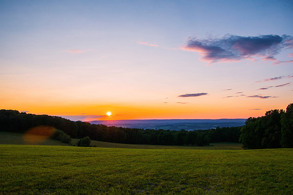 Summer Sunset on the Mountain