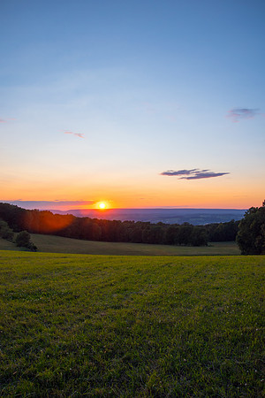 Summer Sunset on the Mountain
