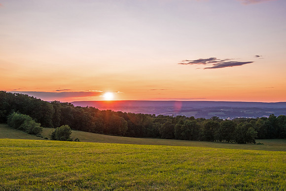 Summer Sunset on the Mountain