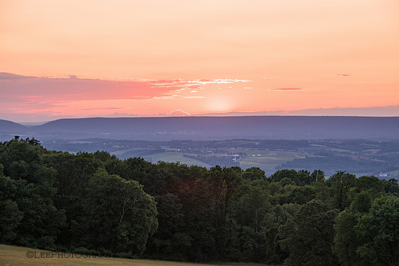 Summer Sunset on the Mountain