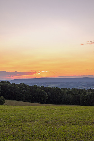 Summer Sunset on the Mountain