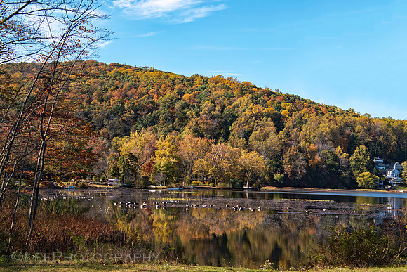 Leaf Peeping in October, Mountain Lake