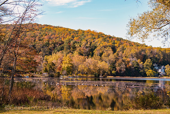 Leaf Peeping in October, Mountain Lake
