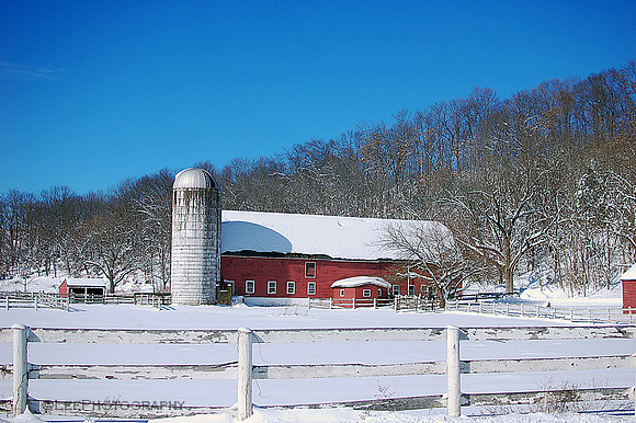 Farmhouse in Winter