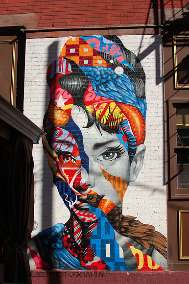 Audrey Hepburn Mural